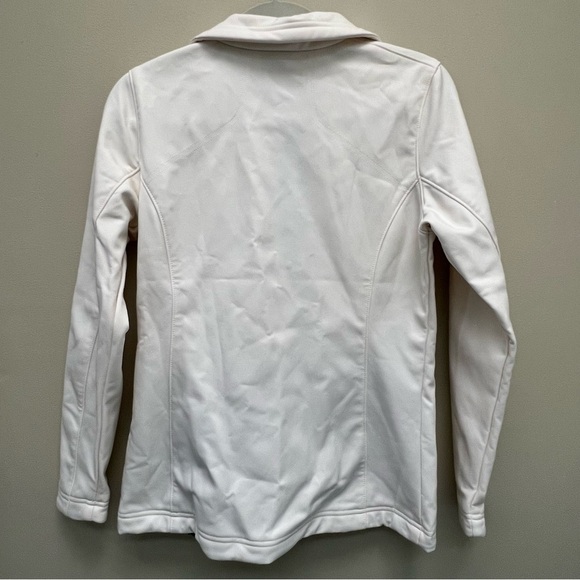 Columbia Soft Shell Off White Omni-Shield Full Zip Jacket Size Small - Picture 2 of 14